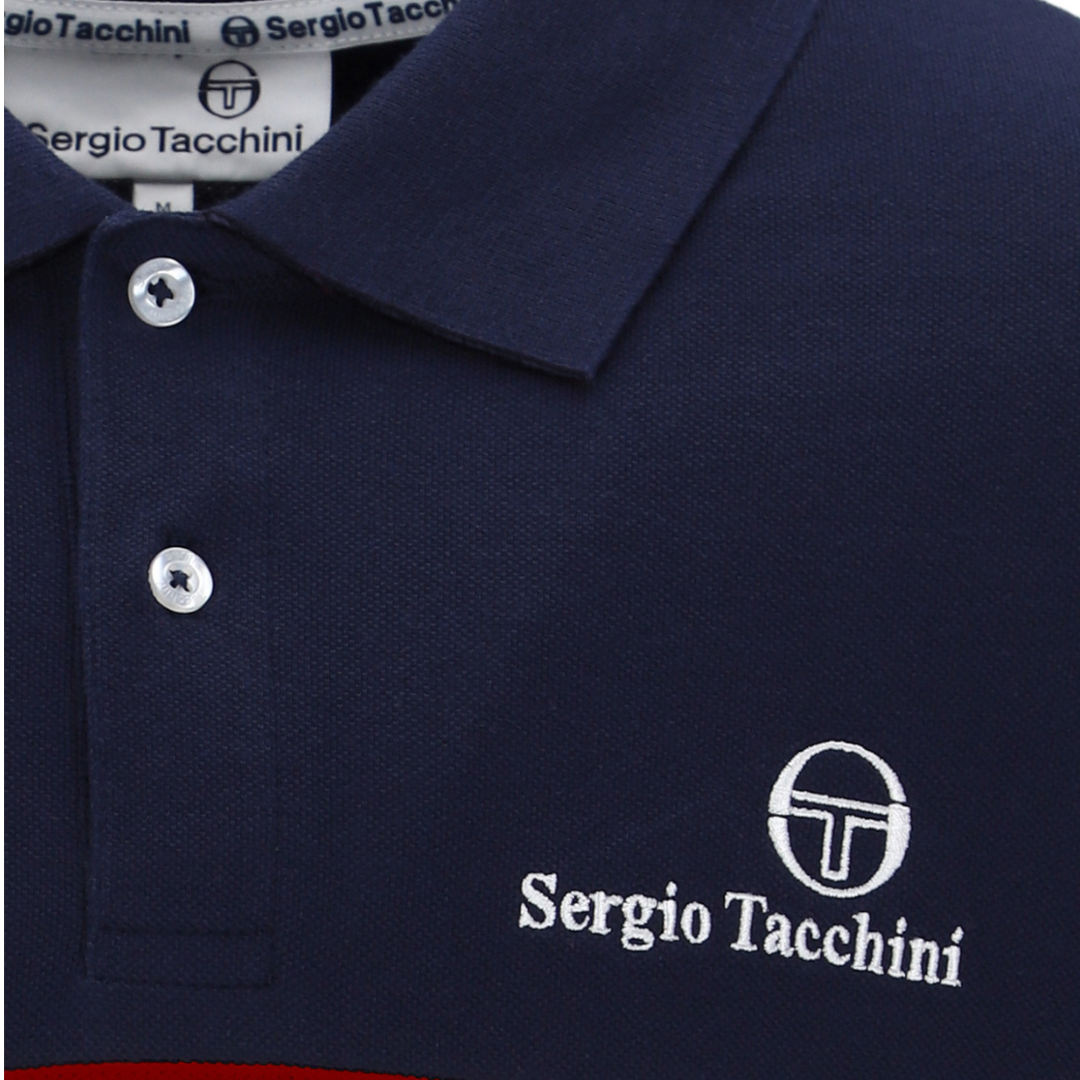 Sergio Tacchini Supermac Polo in Maritime Blue