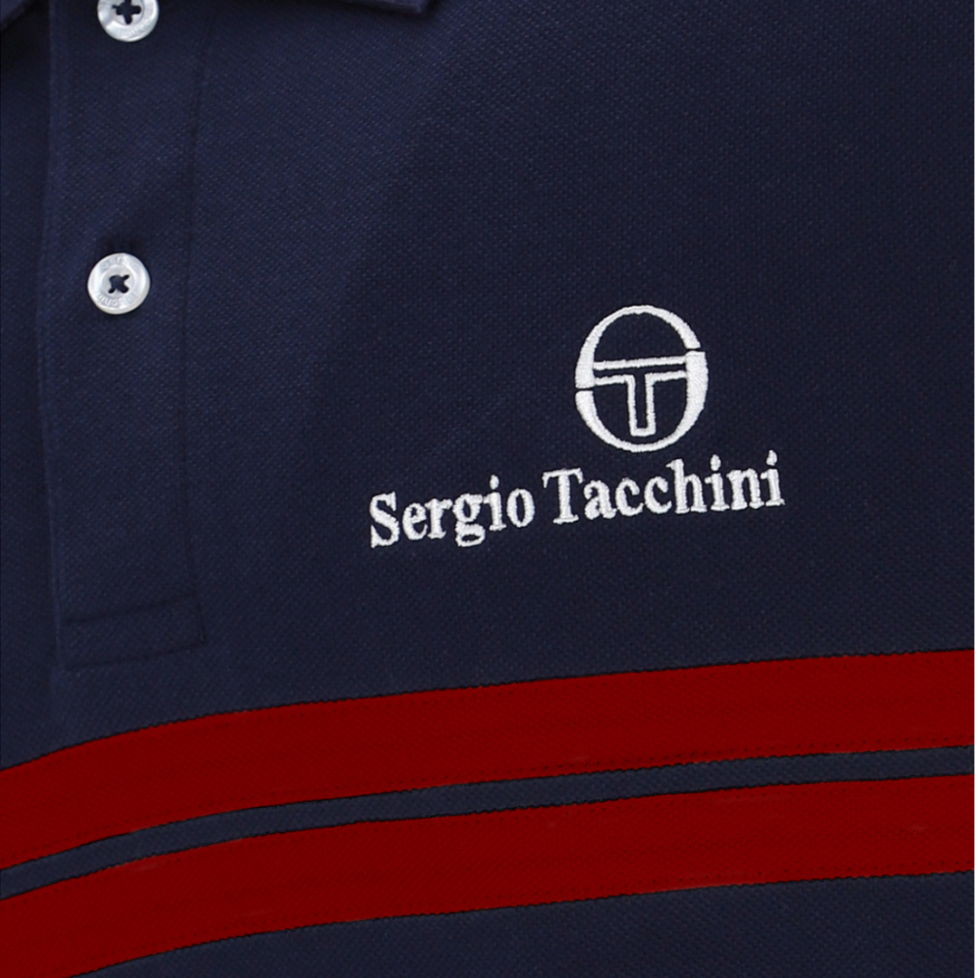Sergio Tacchini Supermac Polo in Maritime Blue