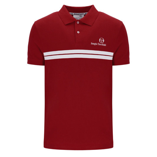 Sergio Tacchini Supermac Polo in Rhubarb