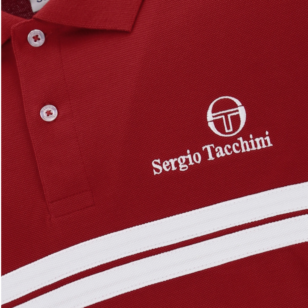 Sergio Tacchini Supermac Polo in Rhubarb
