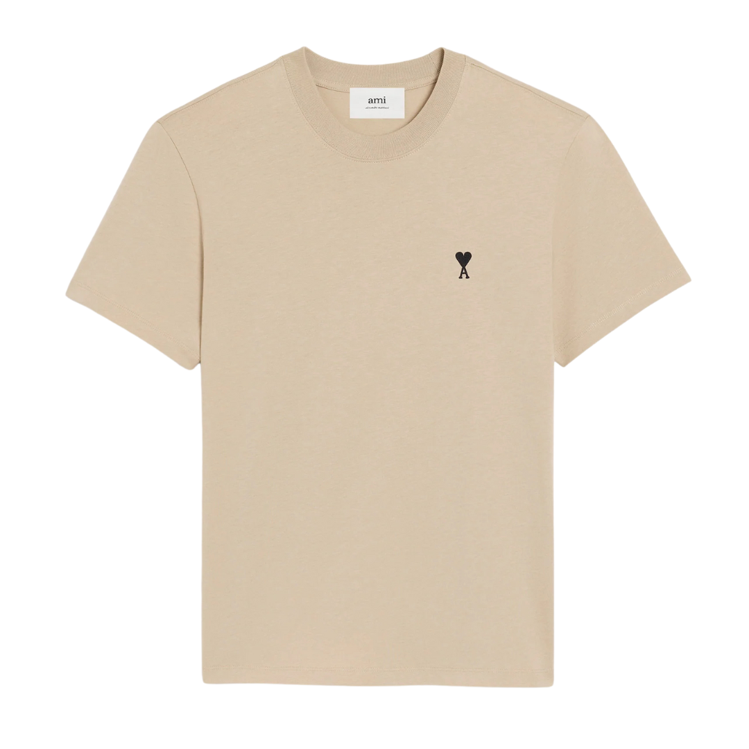 AMI ADC Tee in Cream