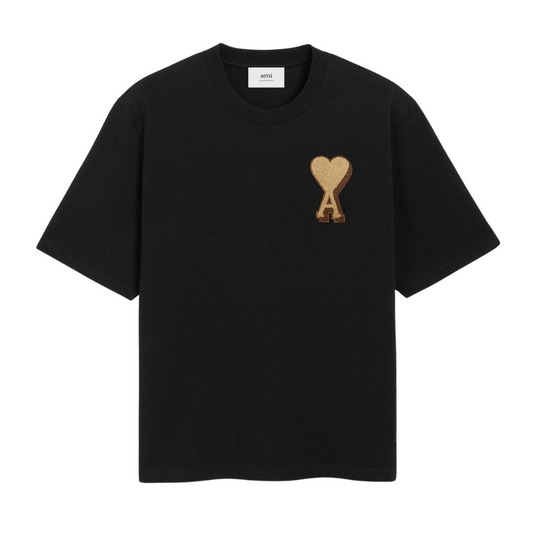 AMI Patch Logo T-Shirt in Black