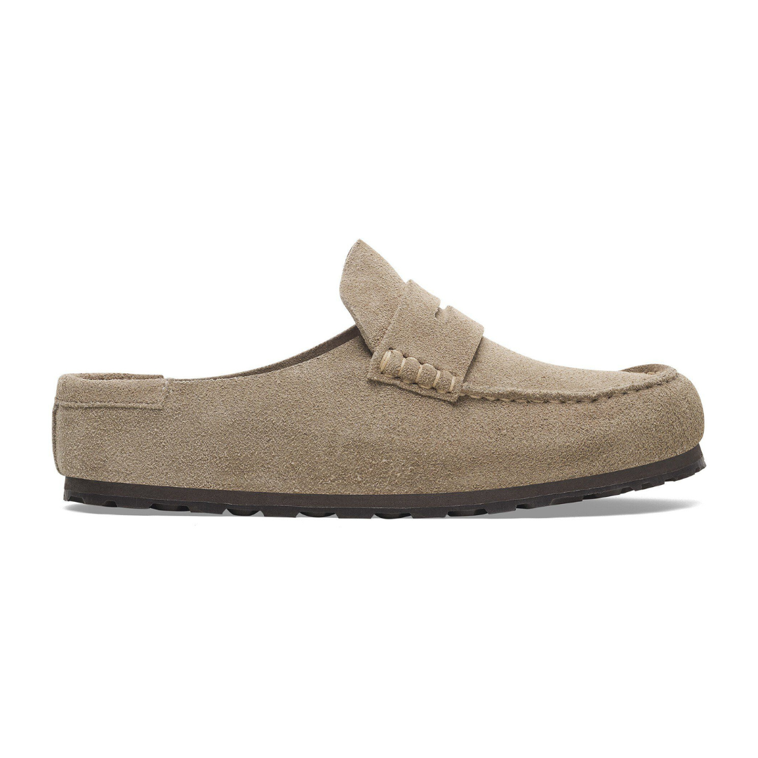 Birkenstock Naples Suede in Taupe