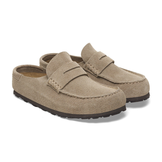 Birkenstock Naples Suede in Taupe