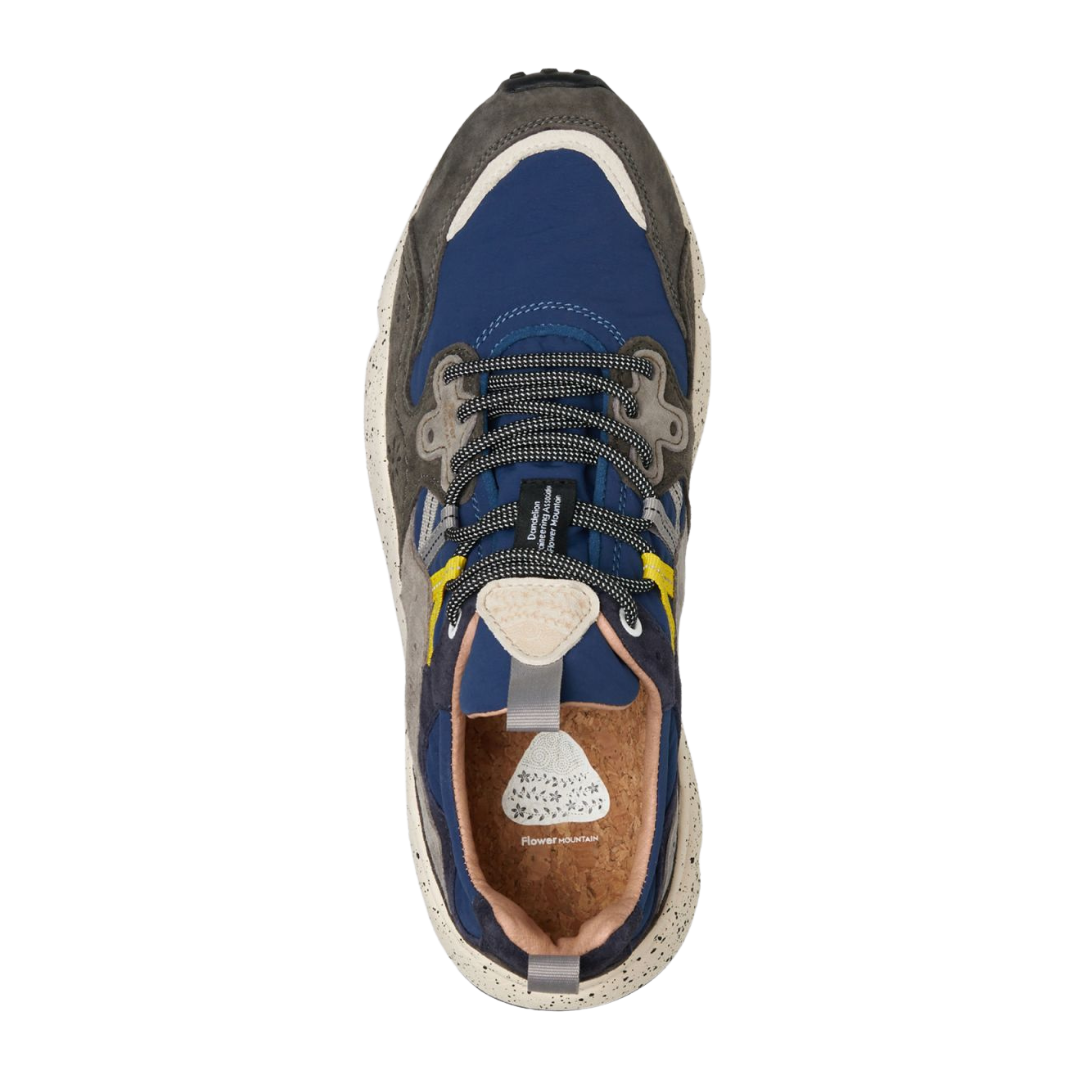 Flower Mountain Yamano 3 Sneakers in Grey/Navy