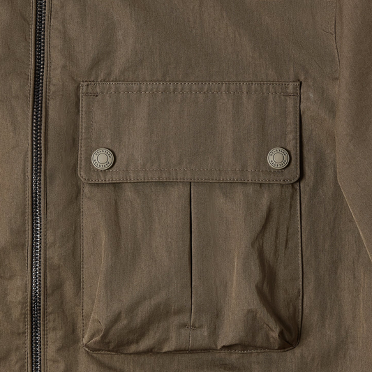 Belstaff Drome Overshirt in Major Brown