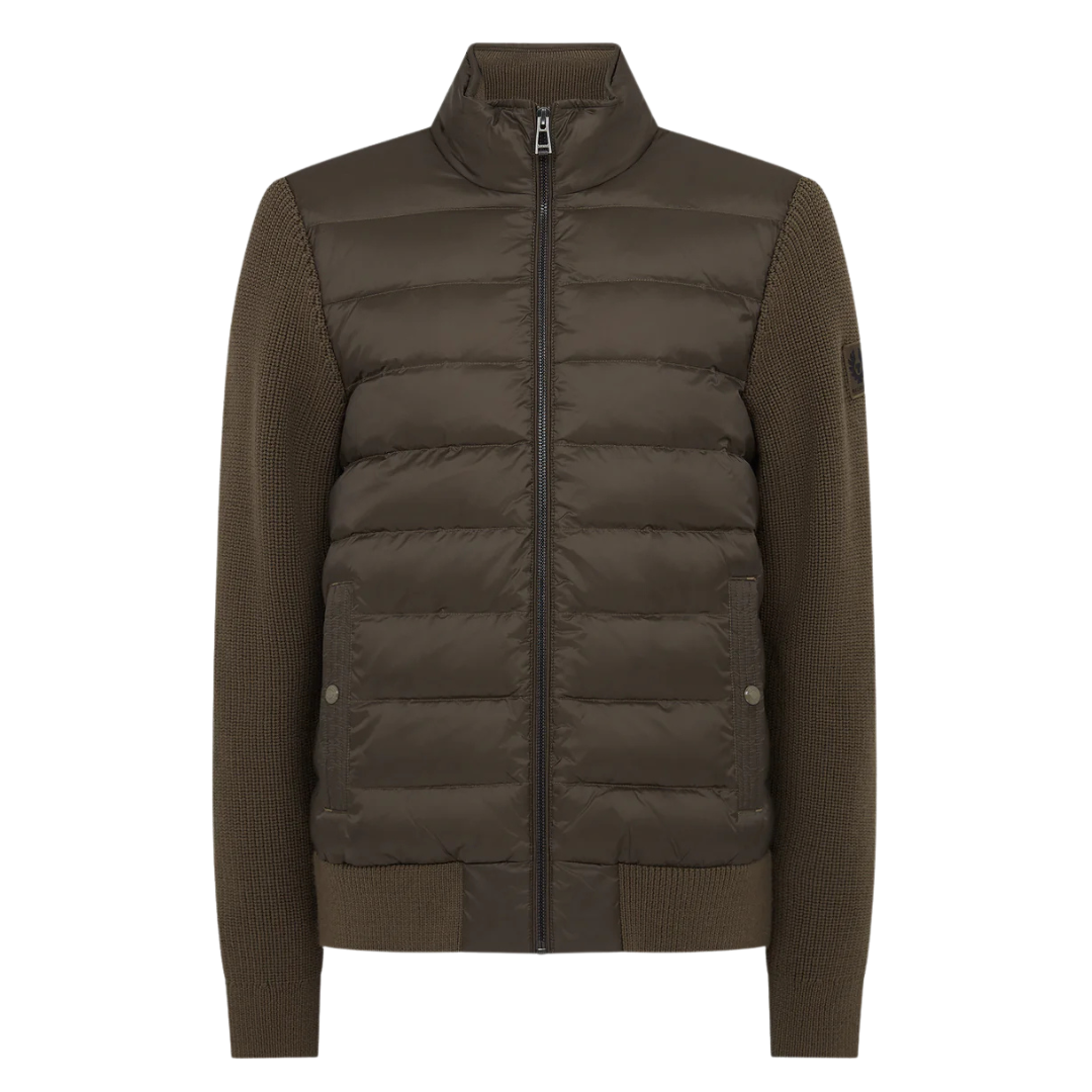 Belstaff Circuiteer Cardigan in Major Brown