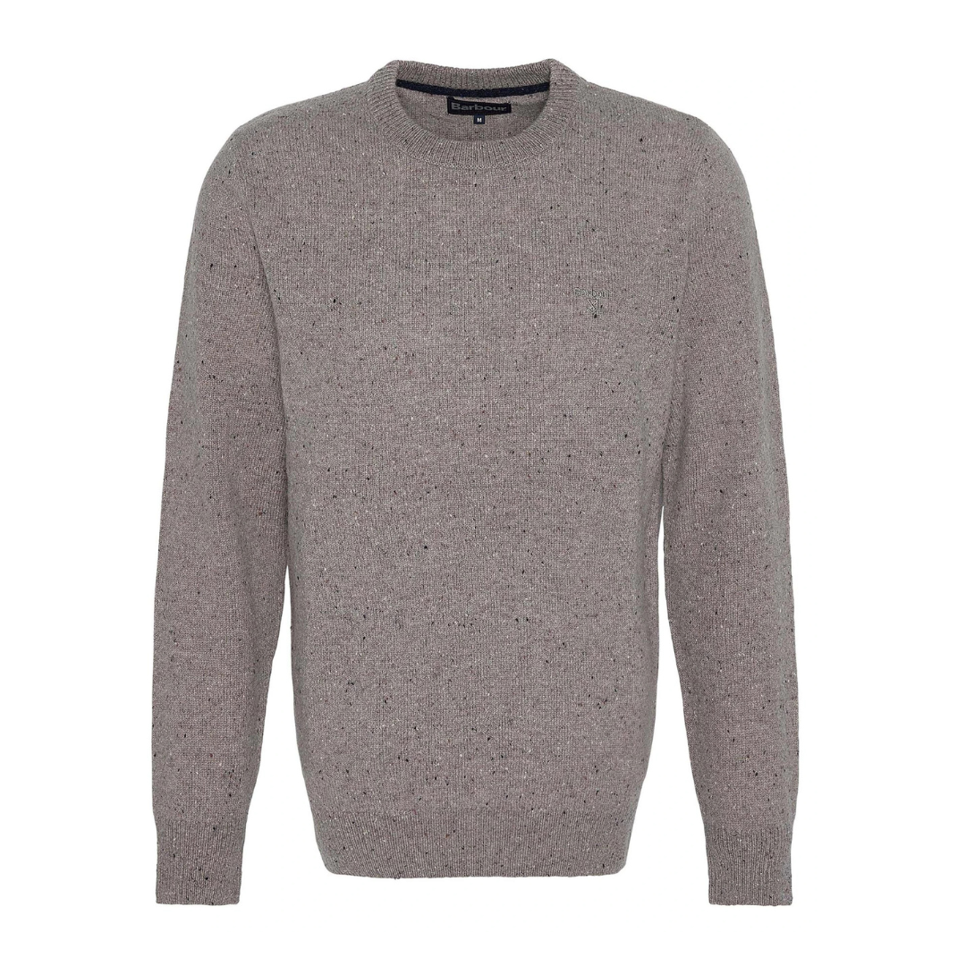 Barbour Tainsbury Crew Jumper in Stone
