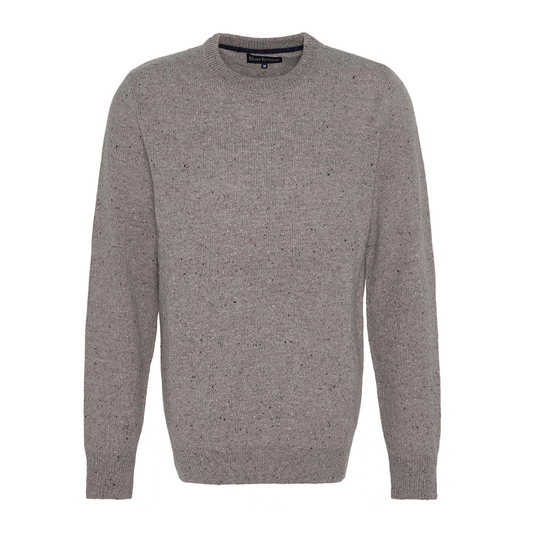 Barbour Tainsbury Crew Jumper in Stone