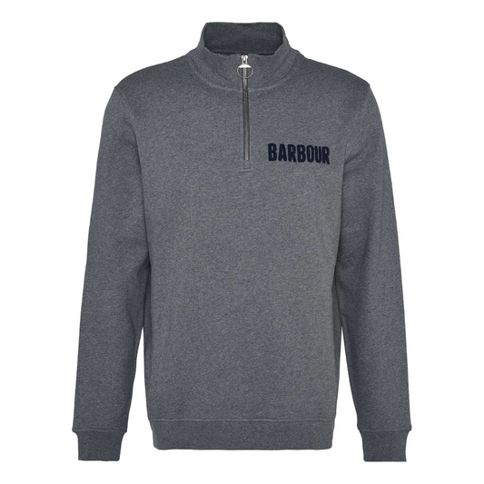 Barbour Cotes Half Zip in Grey