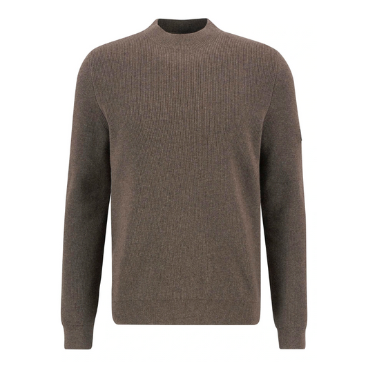 Barbour Crawley Crewneck in Stone