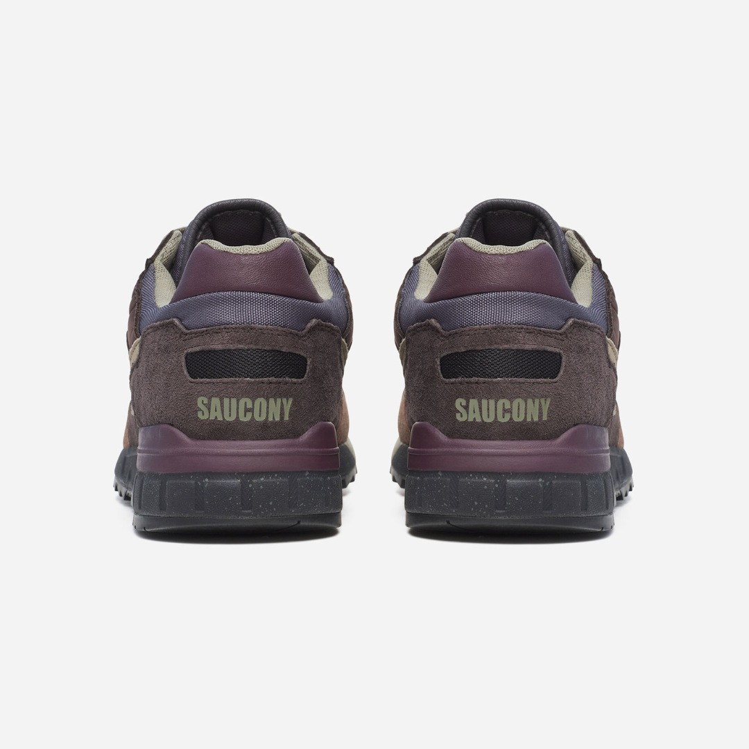 Saucony Shadow 5000 Trainer in Dark Grey/Plum