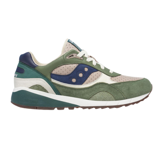 Saucony Shadow 6000 Trainer in Beige/Green