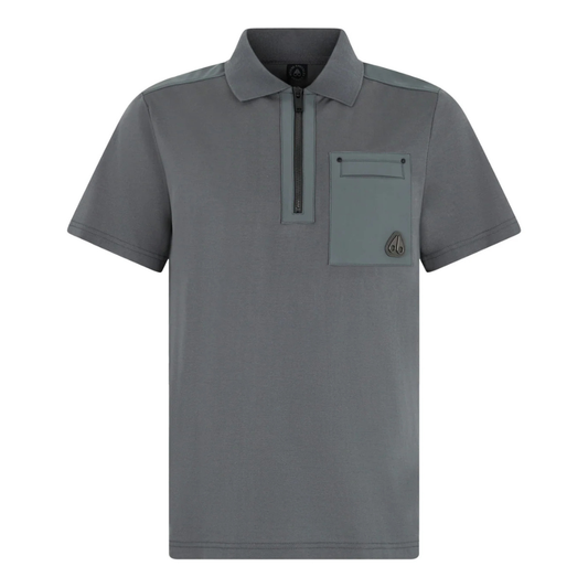 Moose Knuckles Dalon Polo in Cement