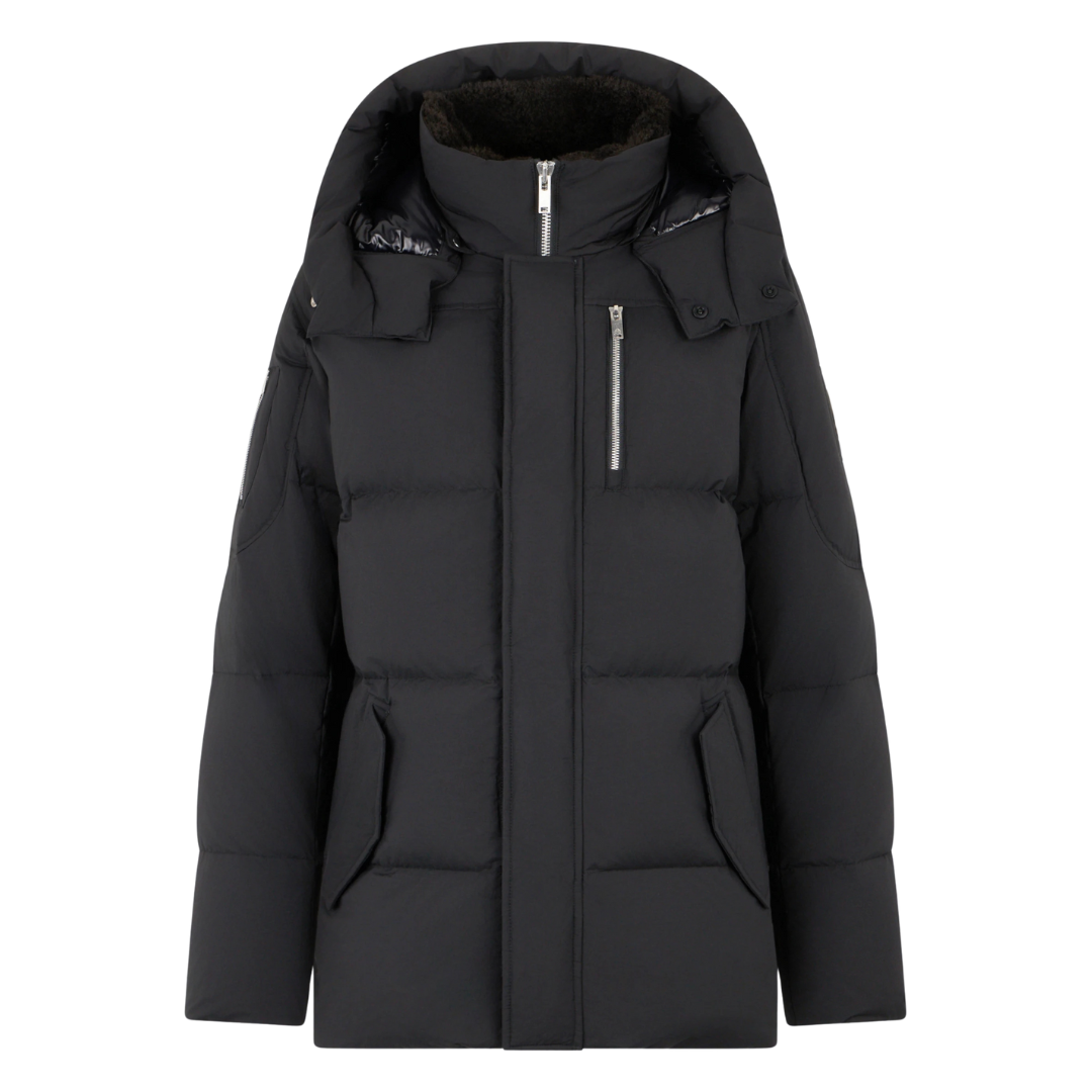 Moose Knuckles Everest 3Q Puffer Jacket in Black