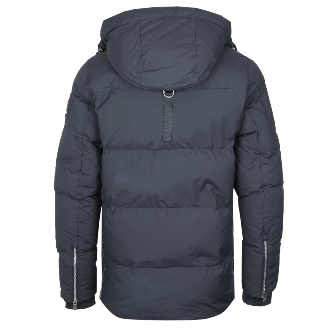 Moose Knuckle Everest 3Q Puffer Jacket in Cement