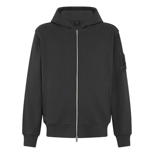 Moose Knuckle Hartsfield Zip Hoodie in Cement