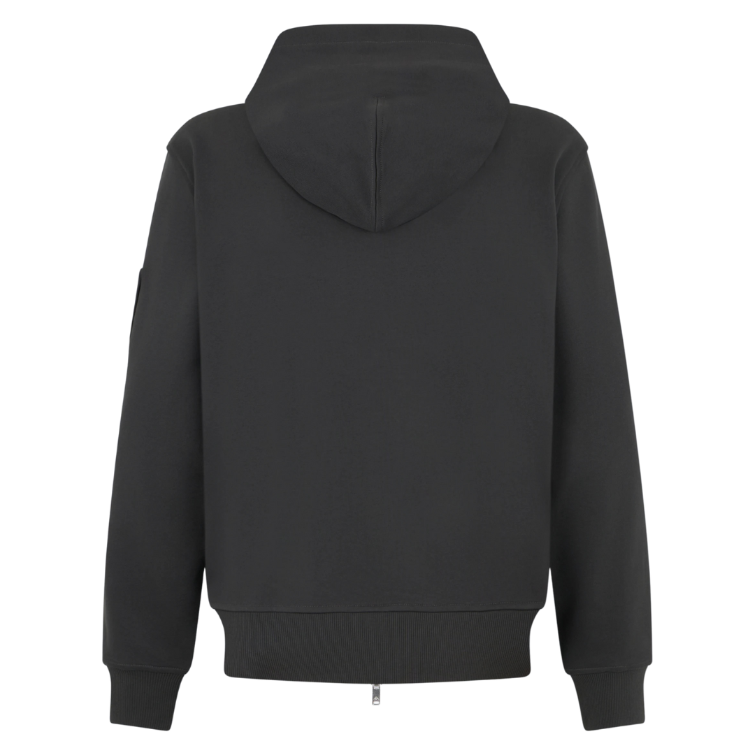 Moose Knuckle Hartsfield Zip Hoodie in Cement