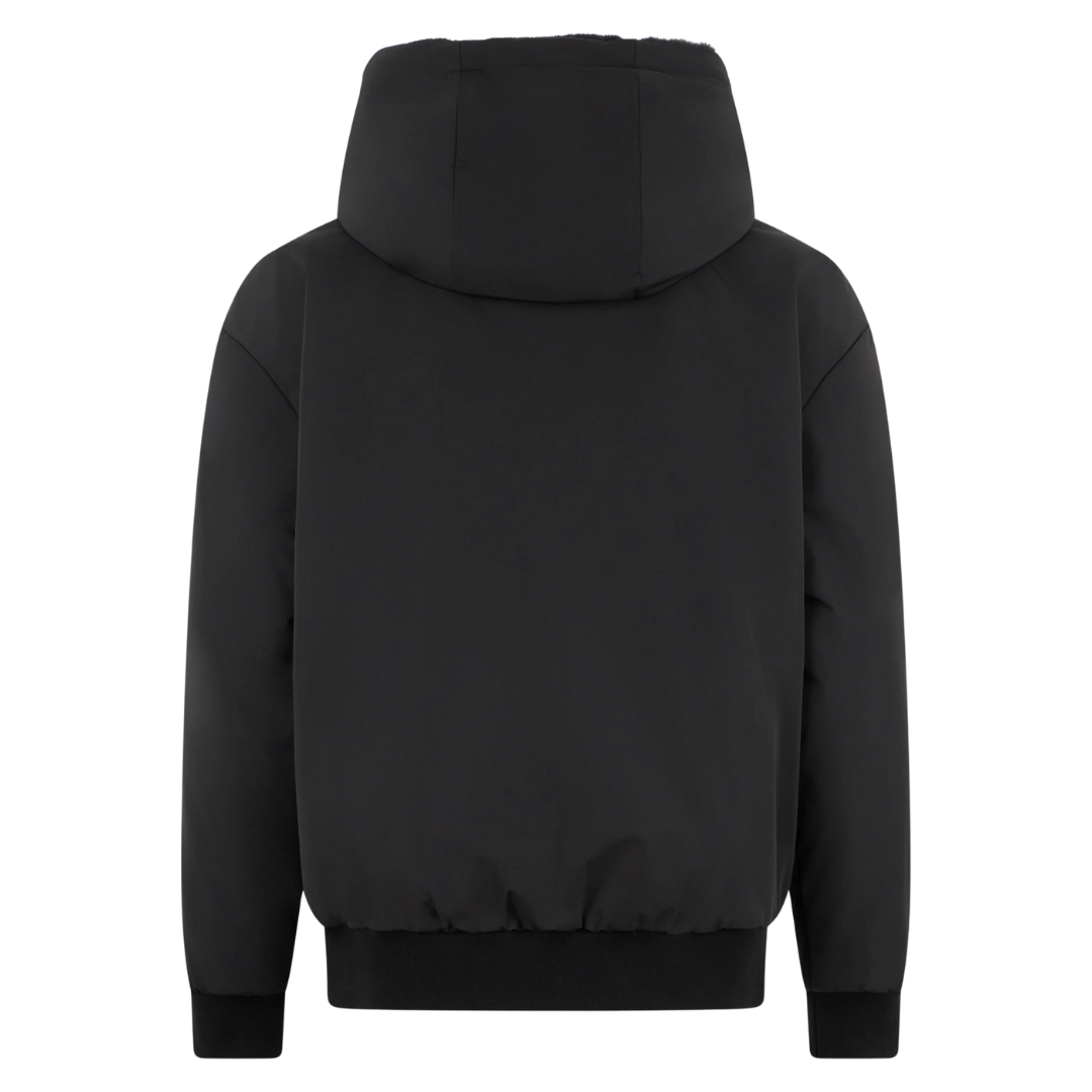 Moose Knuckles Roland Reversible Bunny Jacket in Black