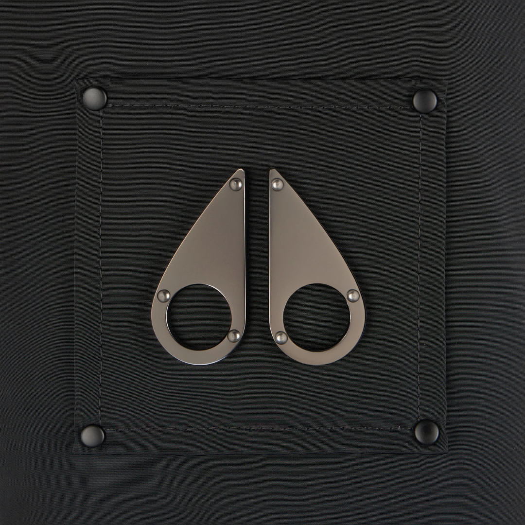 Moose Knuckles Roland Reversible Bunny Jacket in Black