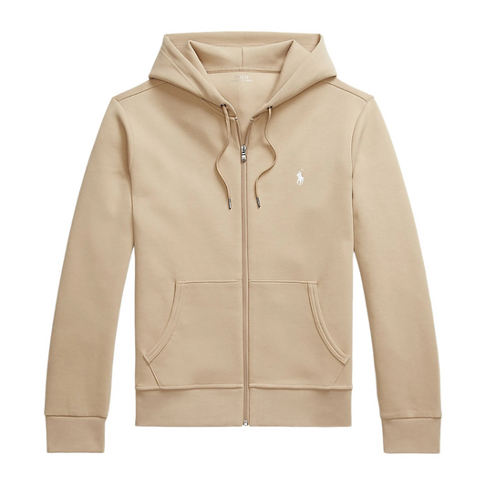 Ralph Lauren Zip Hoodie in Vintage Khaki