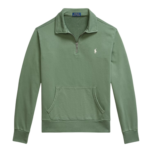 Ralph Lauren Half Zip Sweatshirt in Fatigue