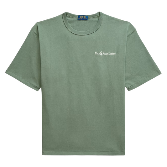 Ralph Lauren Logo Tee in Fatigue Green