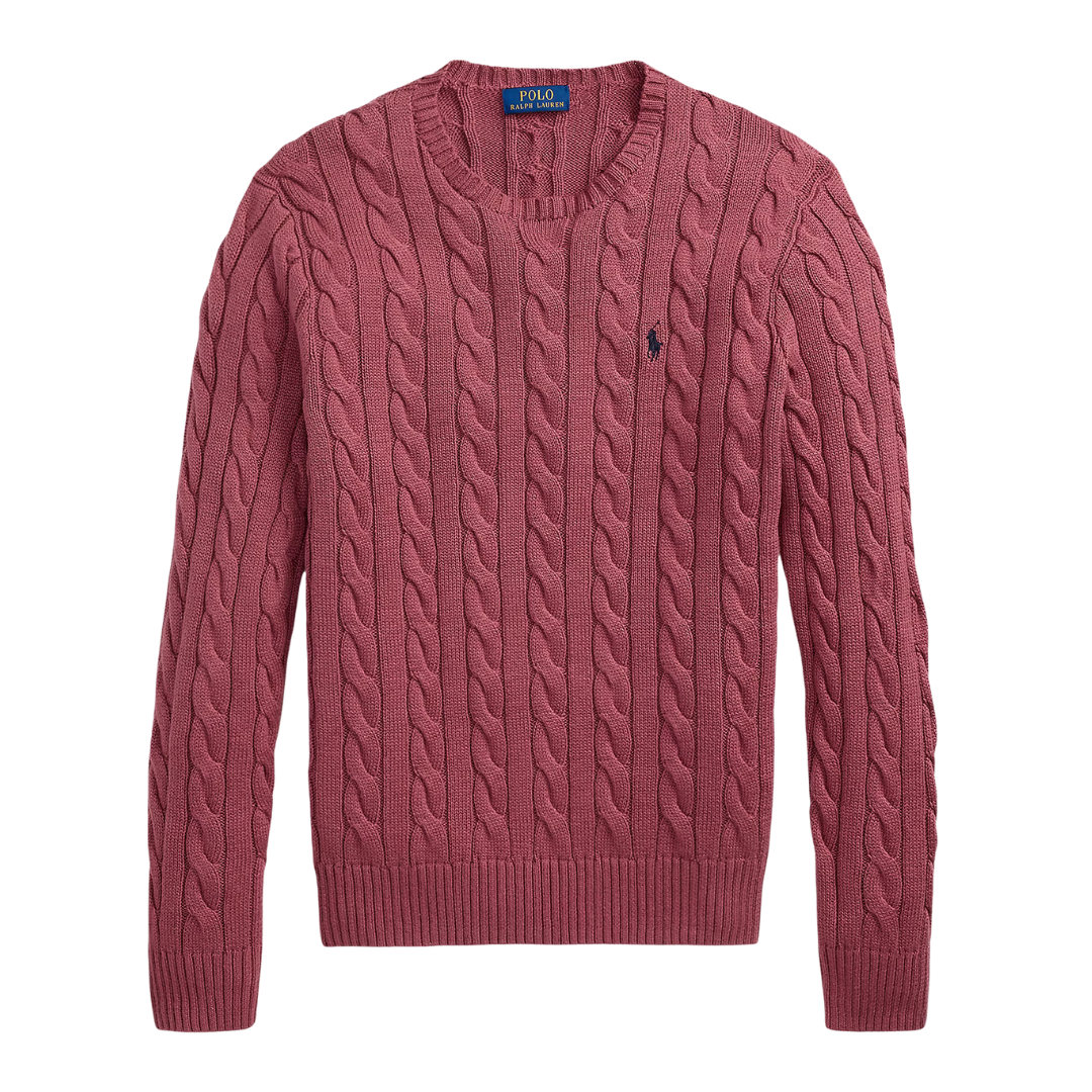 Ralph Lauren Cable Knit in Prune Juice