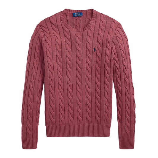 Ralph Lauren Cable Knit in Prune Juice