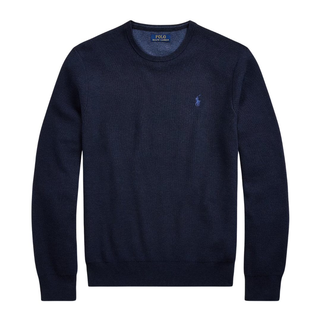 Ralph Lauren Texture Knitwear in Navy Heather