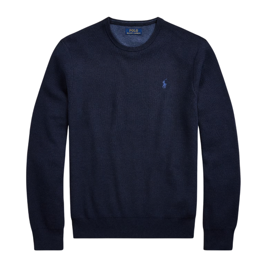 Ralph Lauren Texture Knitwear in Navy Heather