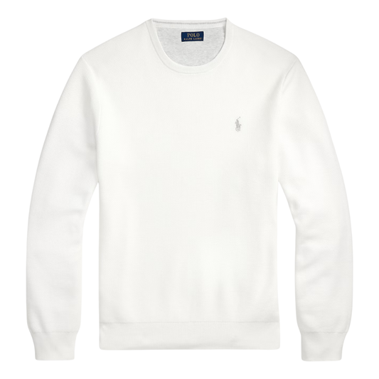 Ralph Lauren Textured Knitwear in Deckwash White