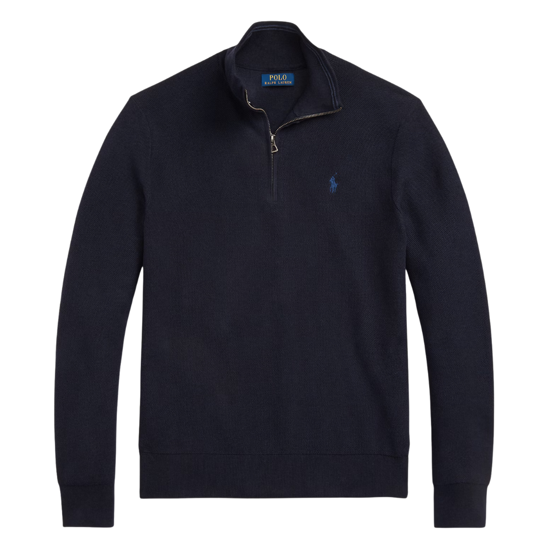 Ralph Lauren Quarter Zip in Navy Heather