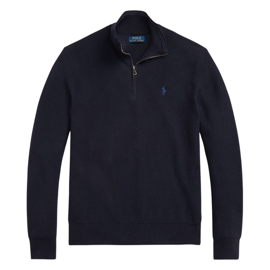Ralph Lauren Quarter Zip in Navy Heather