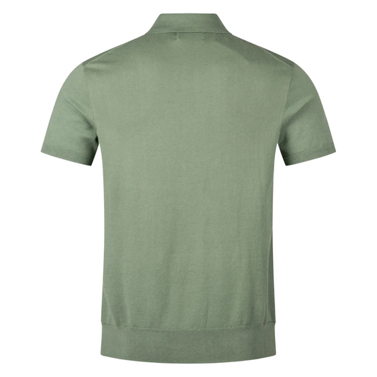 Ralph Lauren Short Sleeve Knitted Polo in Fatigue