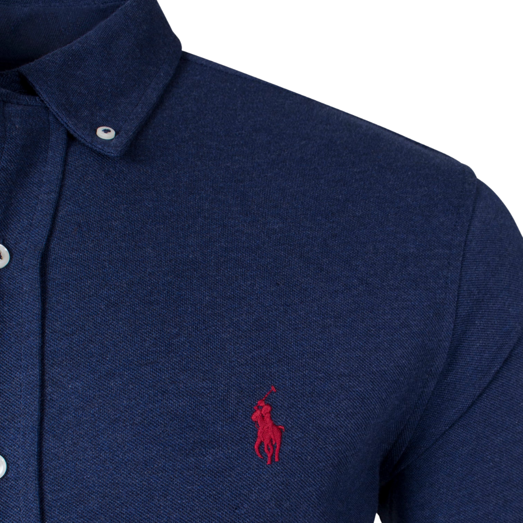 Ralph Lauren Pique Shirt in Spring Navy