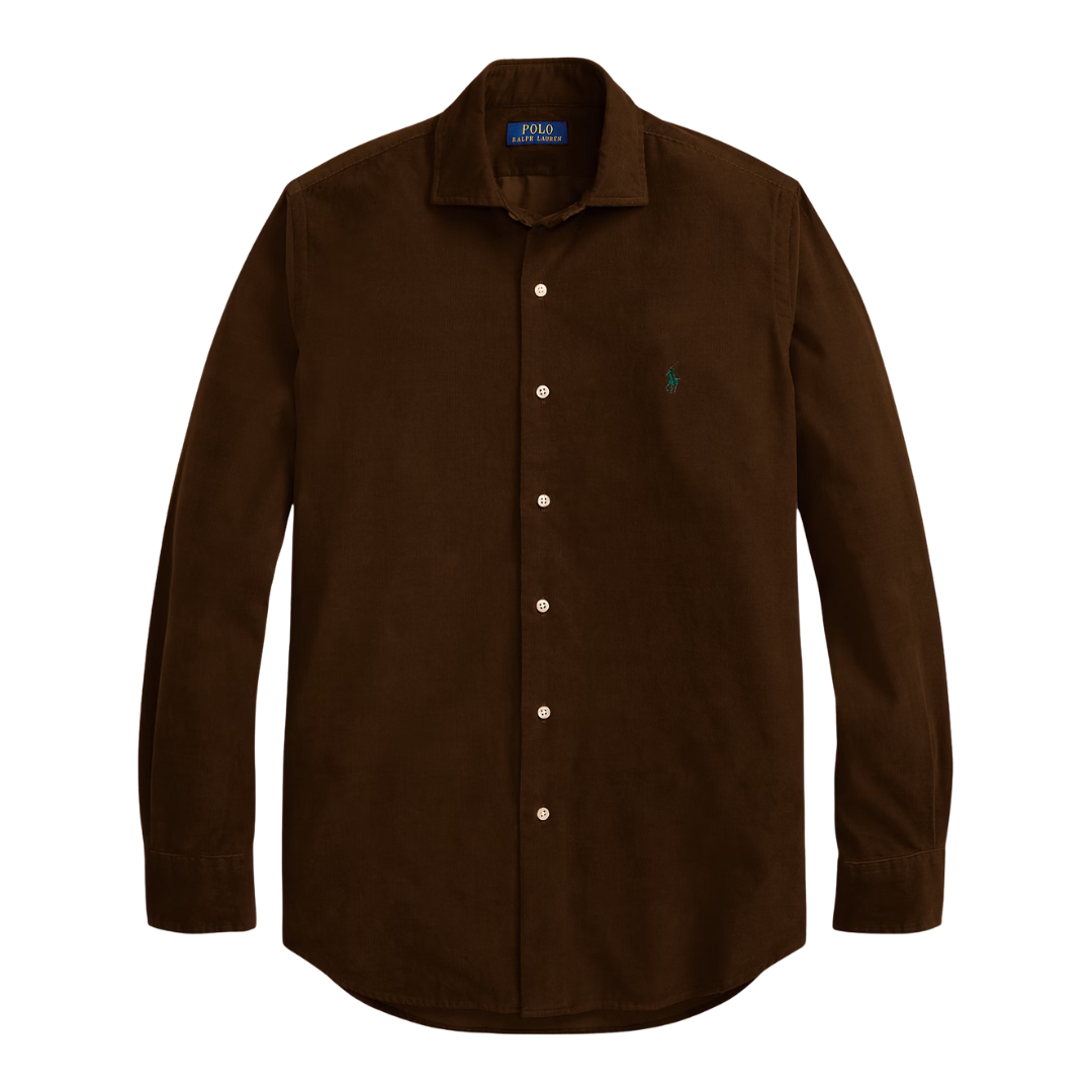 Ralph Lauren Sport Shirt in Chocolate Mousse