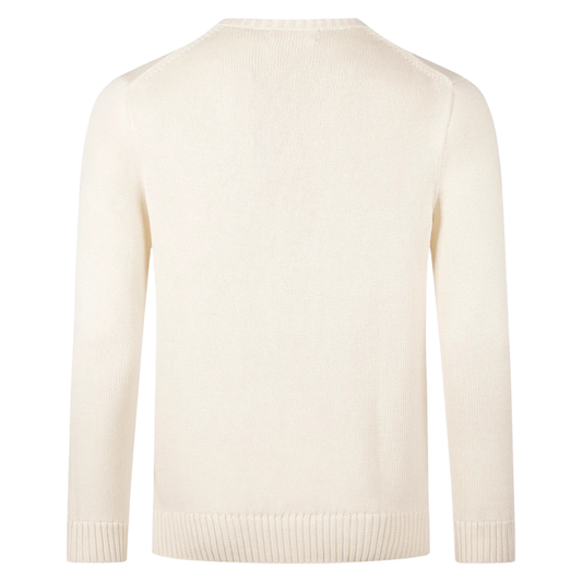 Ralph Lauren Cotton Crew Sweater in Andover Cream