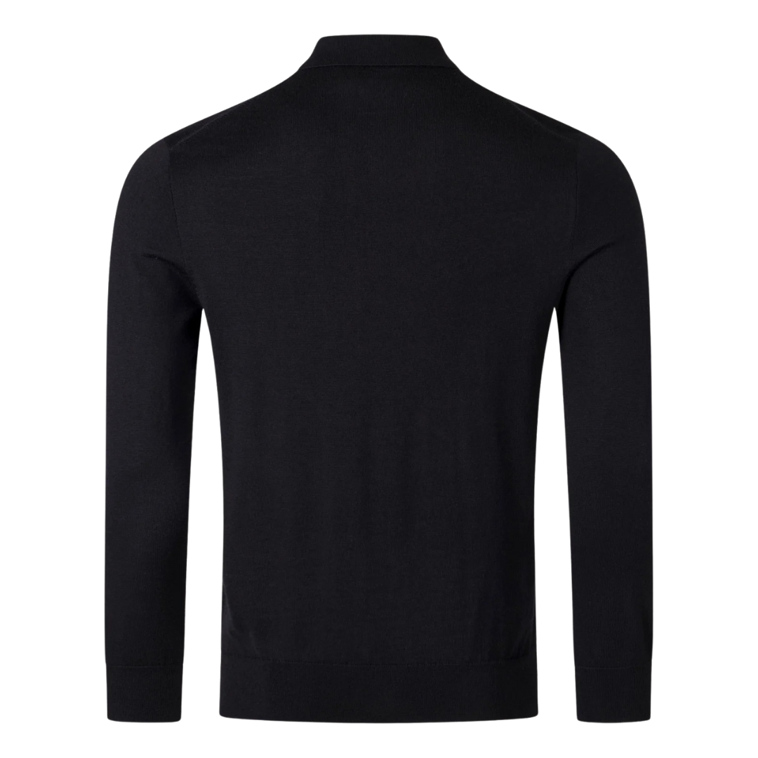 Ralph Lauren Knit Polo in Black