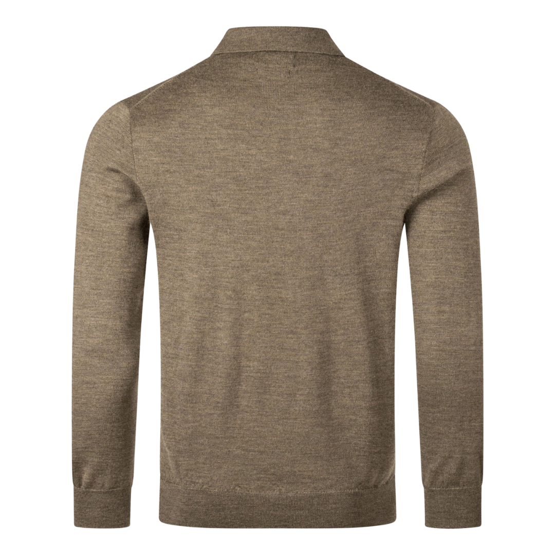 Ralph Lauren Knit Polo in Cargo Olive Heather