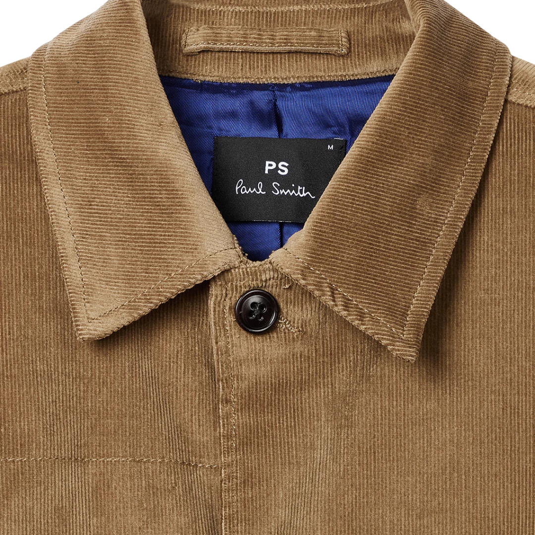 Paul Smith Corduroy Work Jacket in Hazel