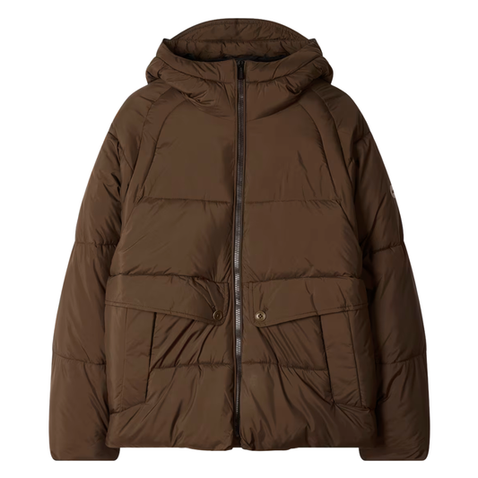 Paul Smith Raglan Puffa Jacket in Brown