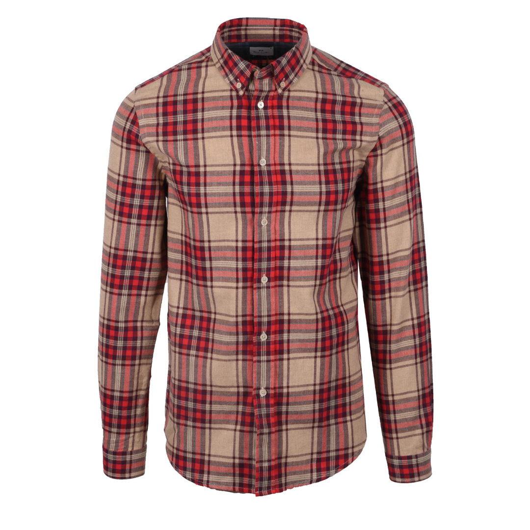 Paul Smith Tailored Fit Shirt in Tan