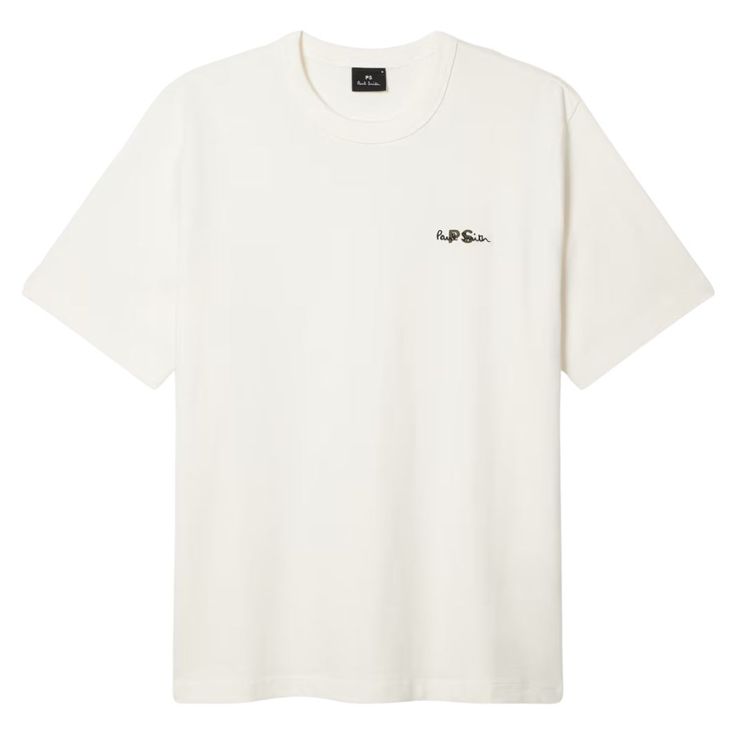 Paul Smith Heavyweight Tee in Off White