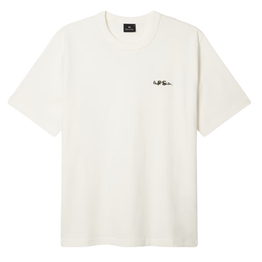 Paul Smith Heavyweight Tee in Off White