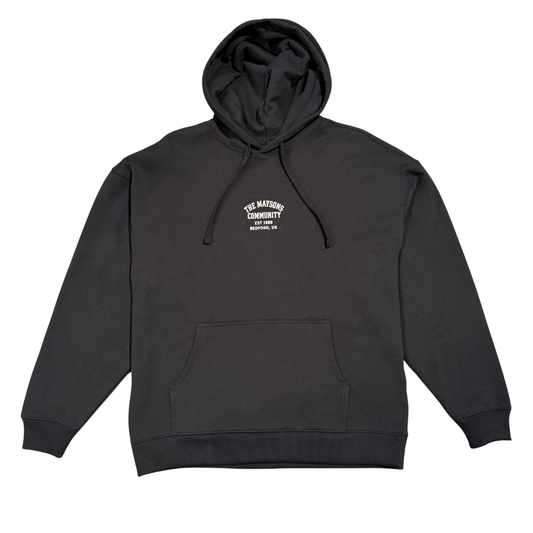 The Maysons Community Stamp Logo Hoody in Black
