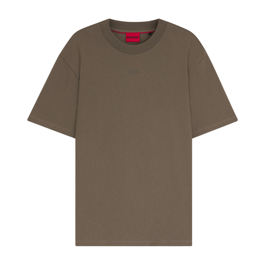 HUGO Dapolino Tee in Medium Grey