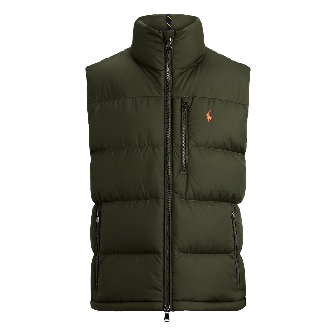 Ralph Lauren Gorham Vest in Olive