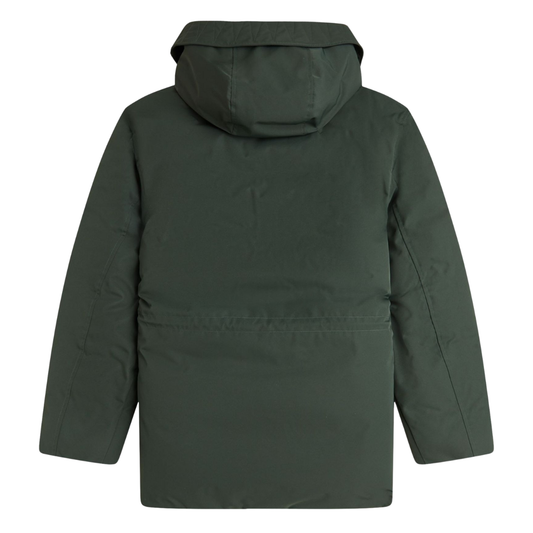 Fred Perry Patch Pocket Puffer Jacket in Court Green