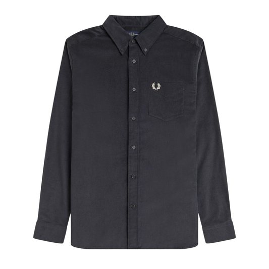 Fred Perry Needle Shirt in Anchor Grey